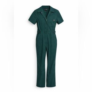 Wildfang Dark Green Utility Jumpsuit